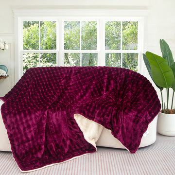Blanket Burgandy